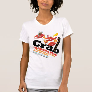 Parte dianteira de camisa clara de Crabonanza