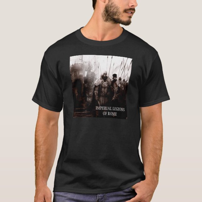 Parte dianteira do t-shirt dos homens e parte (Frente)
