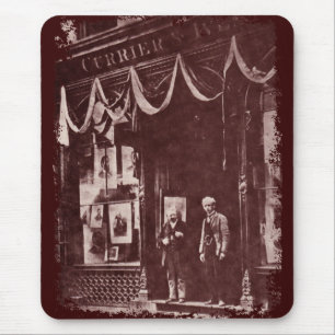 Parte dianteira Mousepad da loja do vintage