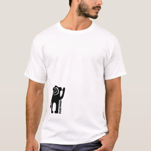 PARTE DIANTEIRA & PARTE TRASEIRA do t-shirt dos