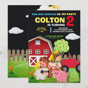 PARTE NO CONVITE DE ANIVERSÁRIO DE FAZENDA