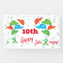 Parte Personalizável do Aniversário de Transplante