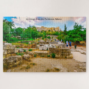 Partenon Atenas. Quebra-cabeça