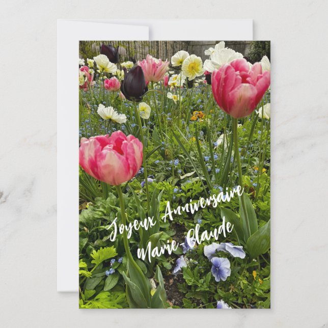 Parterre de fleurs (Frente)