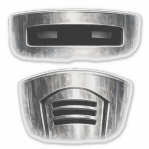 Partes do Rosto do Sentinela de Lixo: Adesivos de