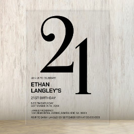 Partido aniversário de 21 anos de Texto Preto Mode