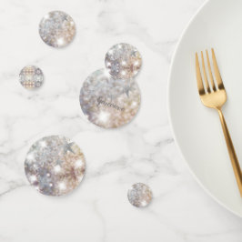 Partido Chic Silver Stars Confetti