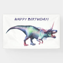 Partido Colorido Dinocorn | Dinossauro de Unicórni