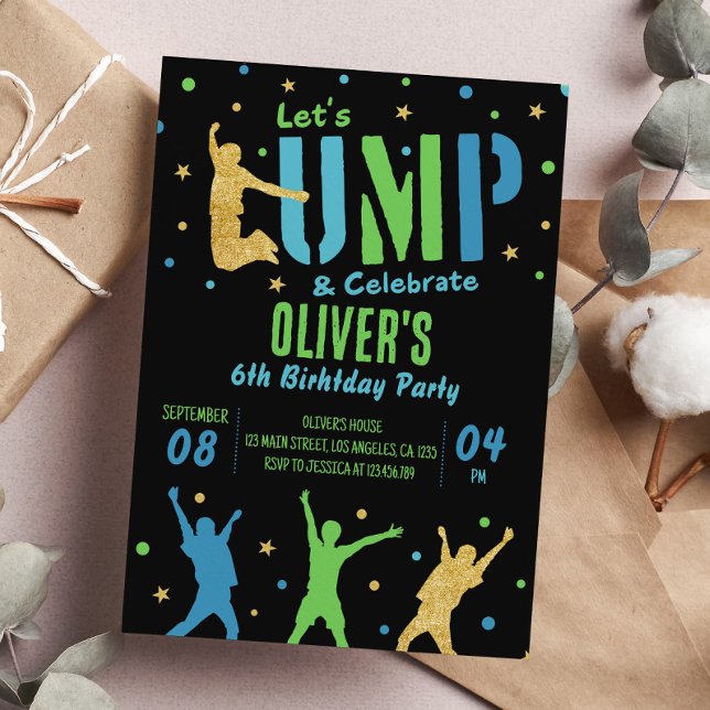 Partido da Casa de Convite de aniversário de Salto (Criador carregado)