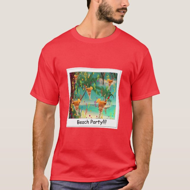 Partido da praia!!! T-shirt (Frente)