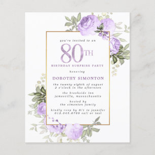 Partido da Surpresa de Rosa de Aniversário do 80 R