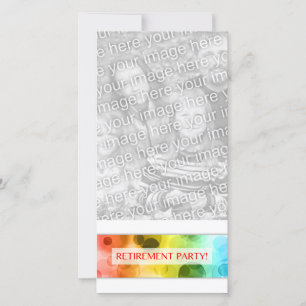 partido de aposentadoria (bokeh do arco-íris)