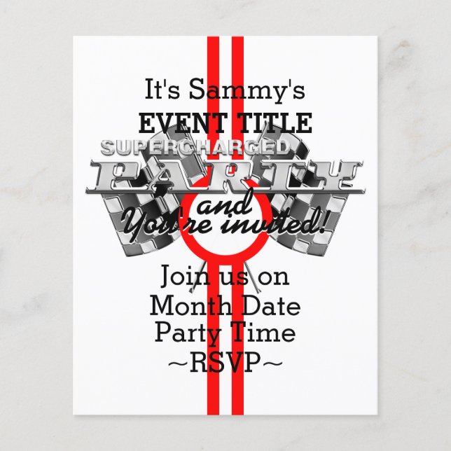 Partido de Desempenho Supercarregado Personalizado (Frente)