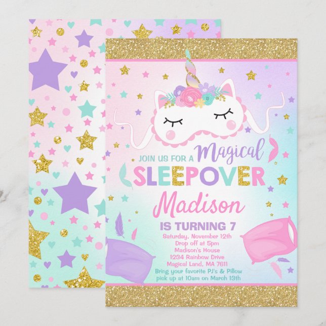 Partido de Deslizamento do Convite de festas do Un (Frente/Verso)