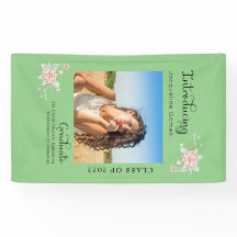 Partido de Foto 2022 para Graduação Floral Moderna