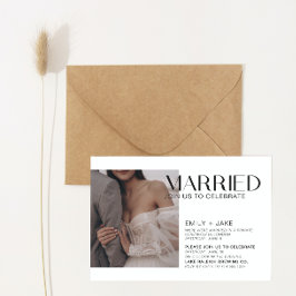 Partido do Anúncio de Casamento Fotográfico Modern