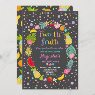 Partido do segundo aniversário de Convite de festa