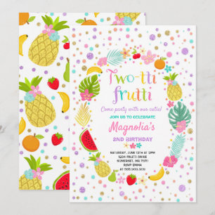 Partido do segundo aniversário do Convite de festa