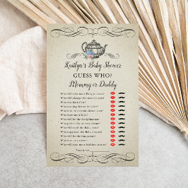 Partido Elegante Vintage Tea | Chá de fraldas Adiv