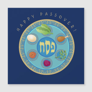 Partido feliz Pesach Seder da noite do Passover