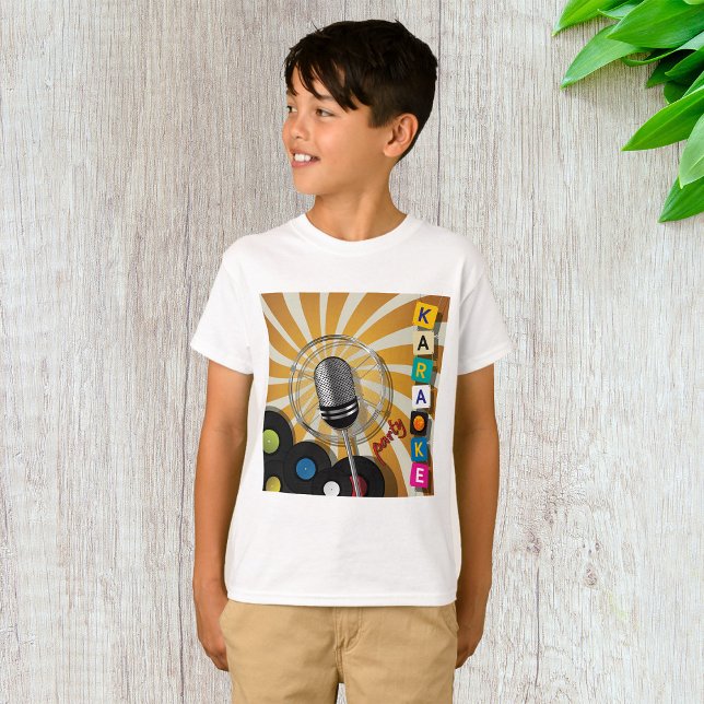 Partido Karaoke Cantando T-Shirt (Criador carregado)