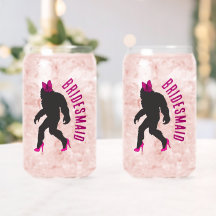 Partido Personalizado Bridal Favor Chic Sasquatch