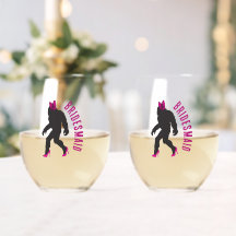 Partido Personalizado Bridal Favor Chic Sasquatch