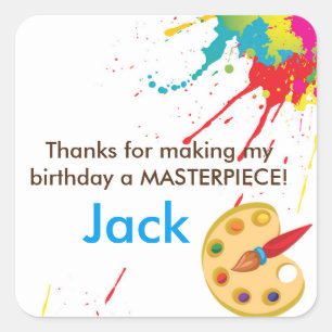 Partido Pintura de Arte favorece os adesivos de sa