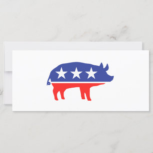 Partido Político Pig Mascot