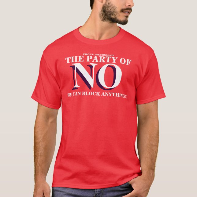 Partido Republicano de NENHUM t-shirt (Frente)