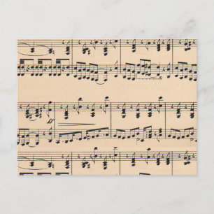 Partituras Musicais Antigas de Folha Notas