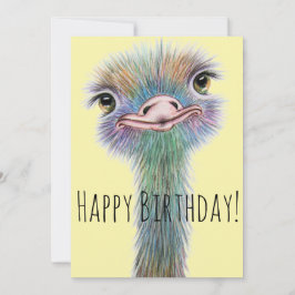 Parto de Ostritch Colorido Whimsical