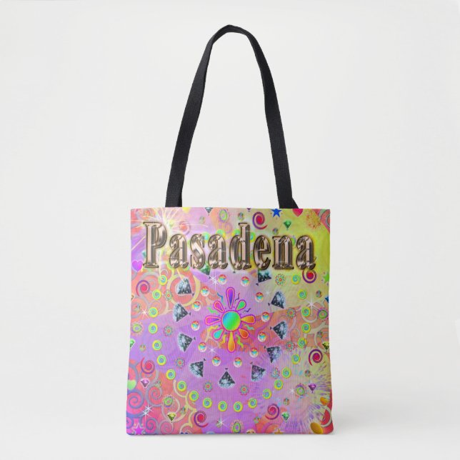 Pasadena Lucky Ouro Tote Bag (Frente)