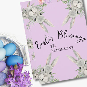 Páscoa Beneficia Cinza Curiosa Folhas de Bunny Lil