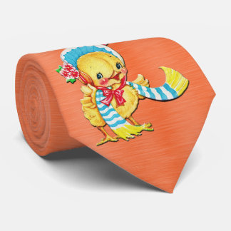 Páscoa-branca, gravata masculina, cor de laranja-b