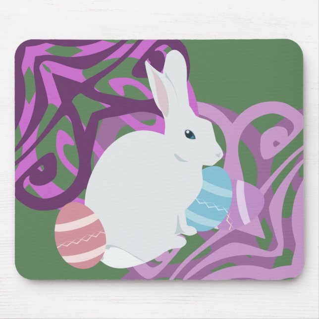 Páscoa Bunny Mousepad (Frente)