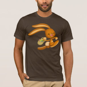 Páscoa coelhinha na camiseta de desenho!