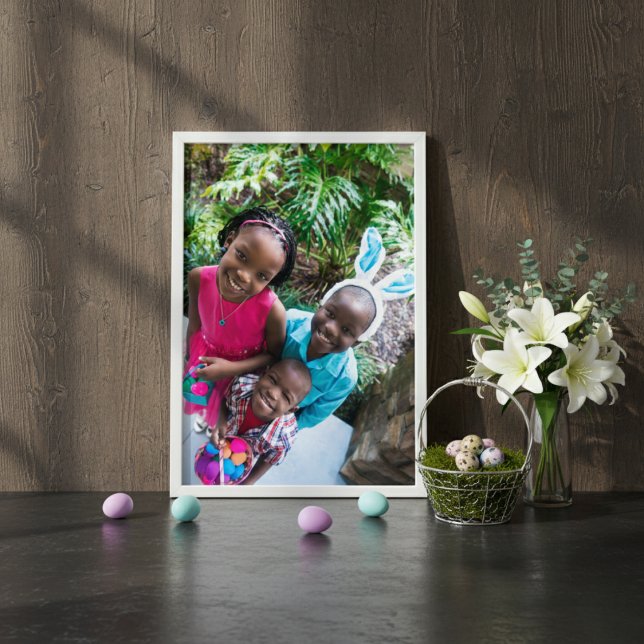 Páscoa da família Foto 5" x 7" Premium Satin Impre (The size you want, the quality you deserve.)