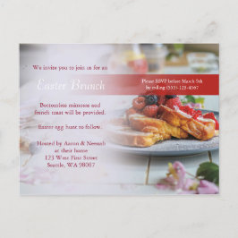 Páscoa de Convite para Brunch Elegante ou Funday d