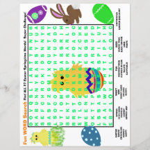 Páscoa de Documentos de Atividade de Crianças Rest
