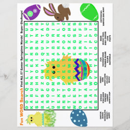 Páscoa de Documentos de Atividade de Crianças Rest