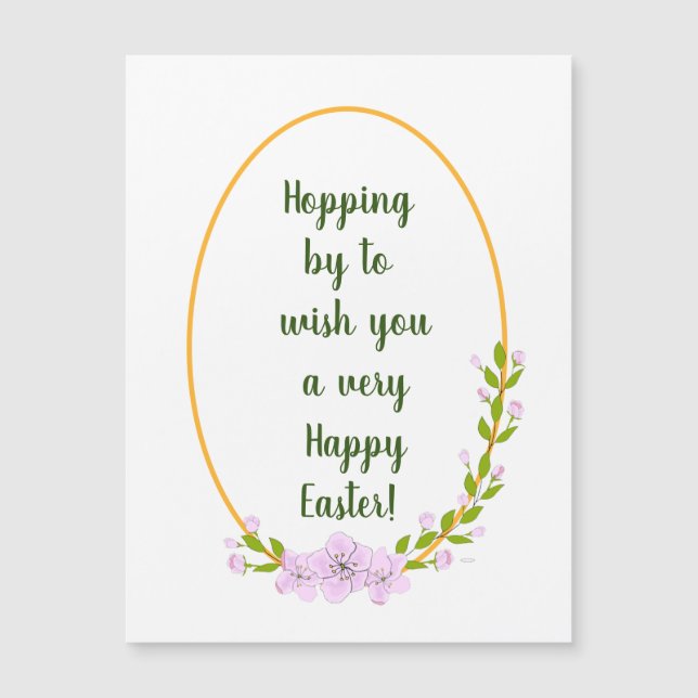 Páscoa de férias com flores da Apple Tree (Frente)