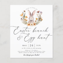 Páscoa De Orçamento Brung Hunt Wildflower Bunny