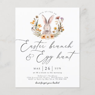 Páscoa De Orçamento Brung Hunt Wildflower Bunny