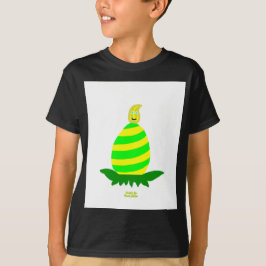 Páscoa Deseja Meninos Camisa Básica Negra