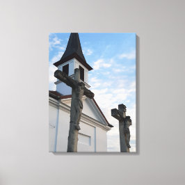 Páscoa em Esztergom Hungary Canvas Print