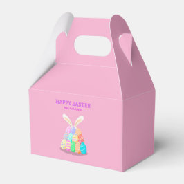Páscoa favorito caixa rosa feliz