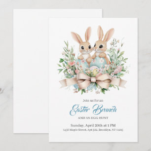 Páscoa Floral Personalizada Brunch No Convite