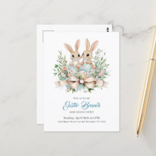 Páscoa Floral Personalizada Brunch No Convite
