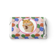 Páscoa Hamster com Ovo de Chocolate